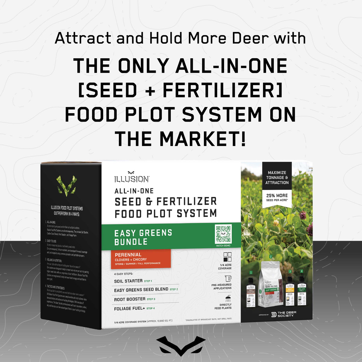 EASY GREENS - (Perennial) Food Plot System