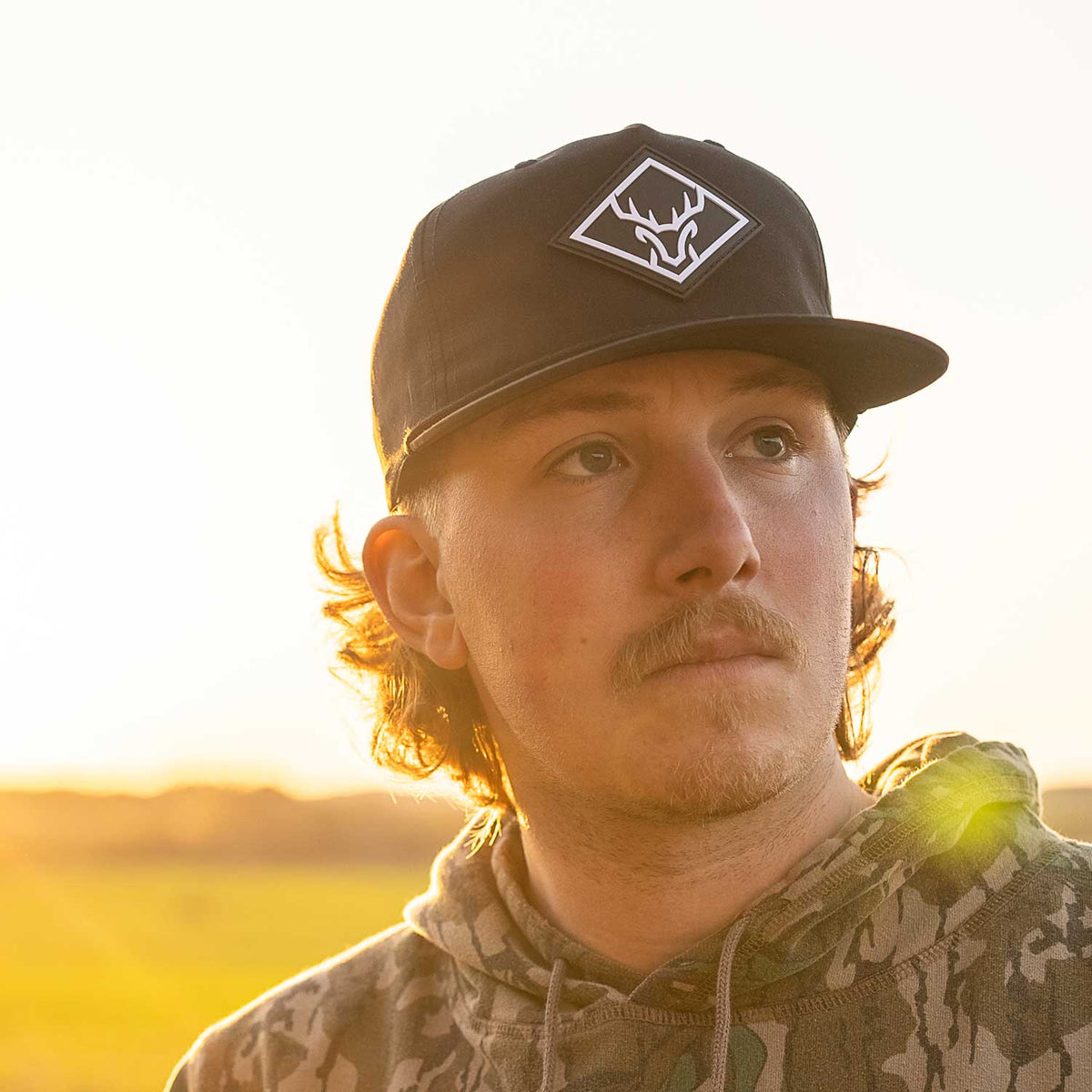 Deer Society Black Rope Hat