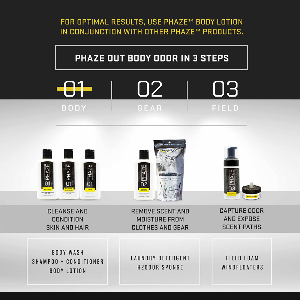 PhaZe 1: Scent Free Hunting Lotion