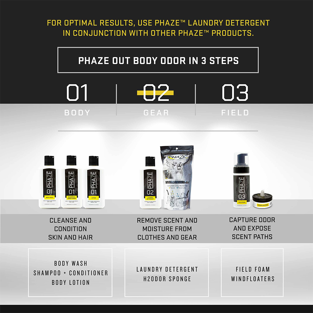 PhaZe 2: Scent-Free Hunting Laundry Detergent