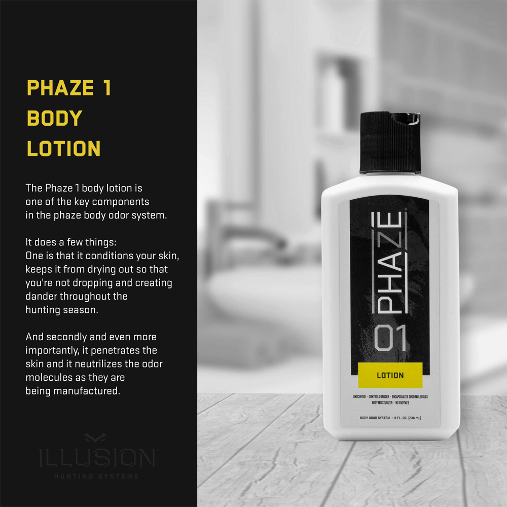 PhaZe 1: Scent Free Hunting Lotion