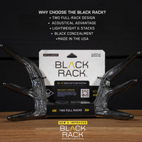Black Rack Rattling System — Rattle Antlers for Deer Hunting