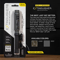 Extinguisher 2.0 Deer Call (Illusion Gray) — Multi-Tone Deer Grunt Call