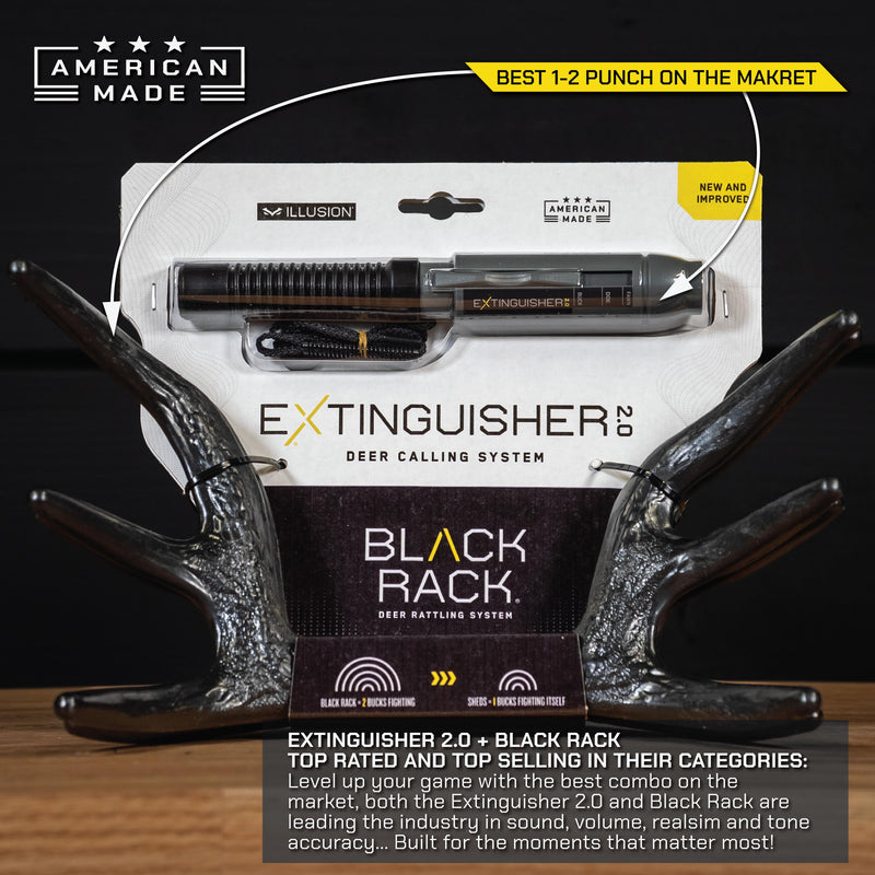 Black Rack & Extinguisher Combo (Gray)