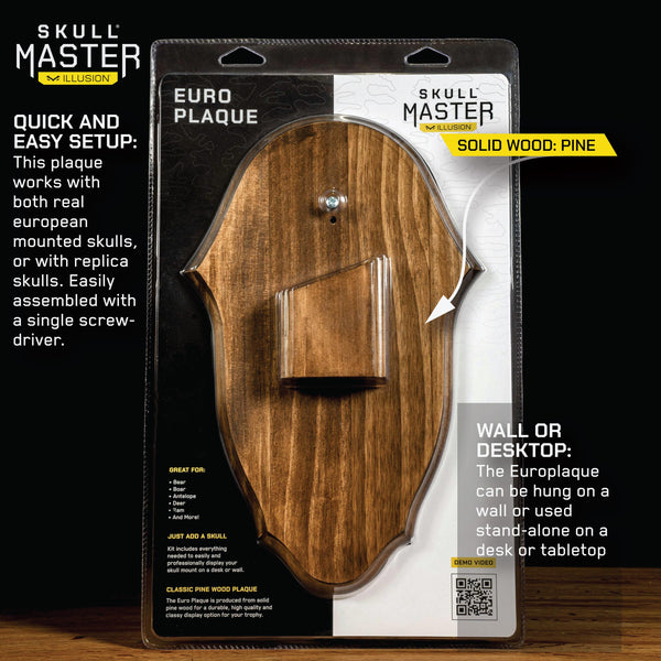 Europlaque Pine Wood Dispay