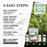 EASY GREENS - (Perennial) Food Plot System + DHM Leather Patch (REALTREE ORIGINAL)