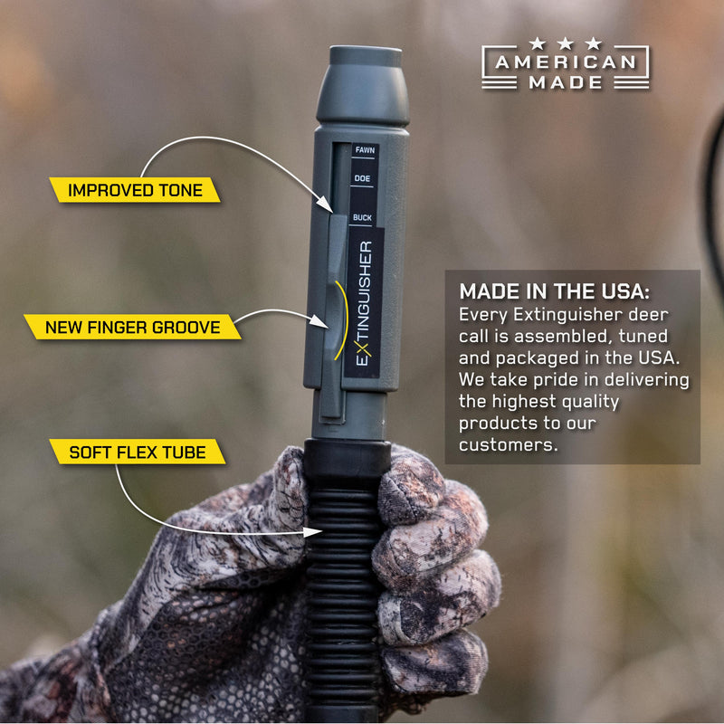 Extinguisher 2.0 Deer Call (Illusion Gray) — Multi-Tone Deer Grunt Call