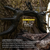Black Rack Rattling System — Rattle Antlers for Deer Hunting