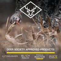 ELK POSITIONER - EUROPEAN SKULL WALL MOUNT (BLACK)