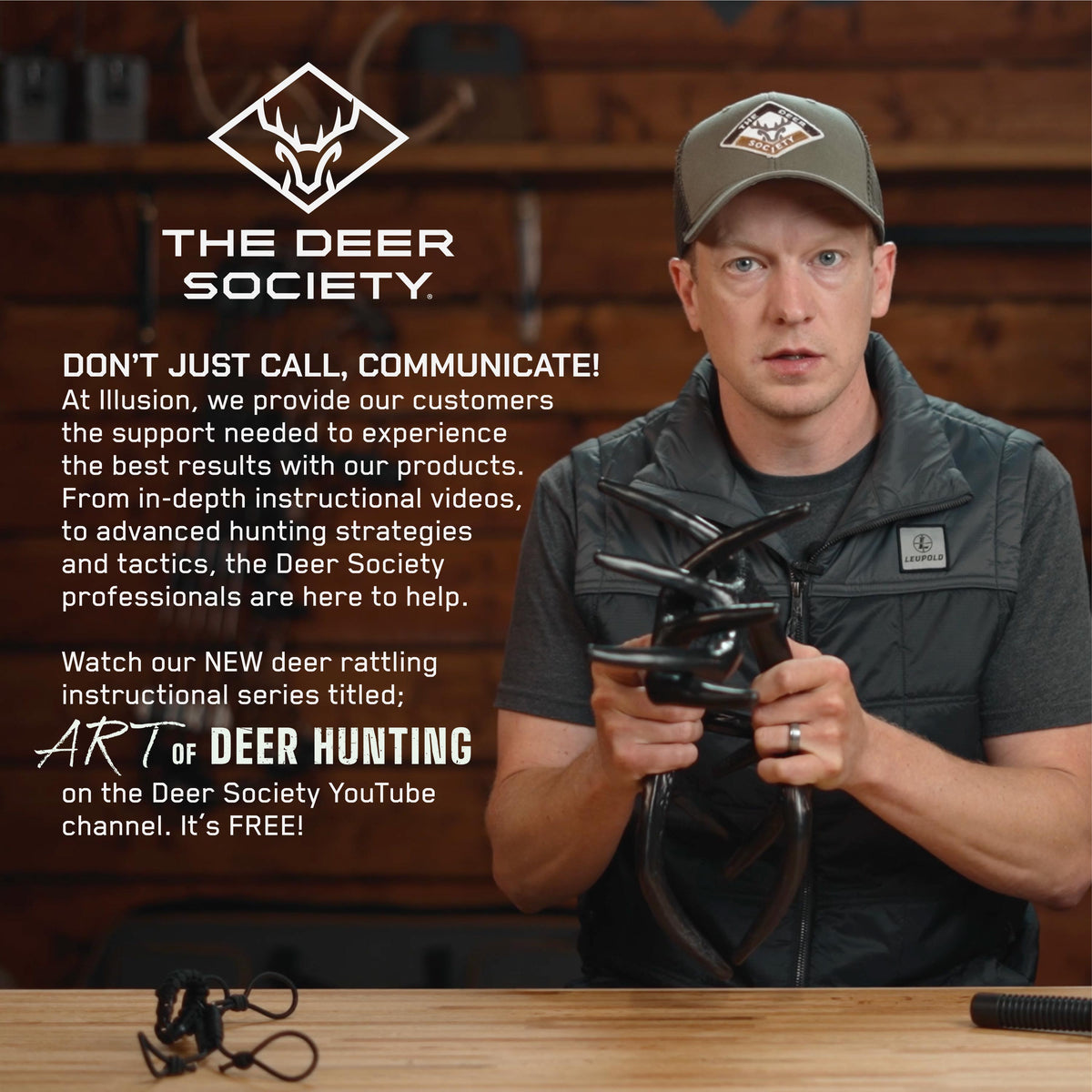 Black Rack Rattling System — Rattle Antlers for Deer Hunting