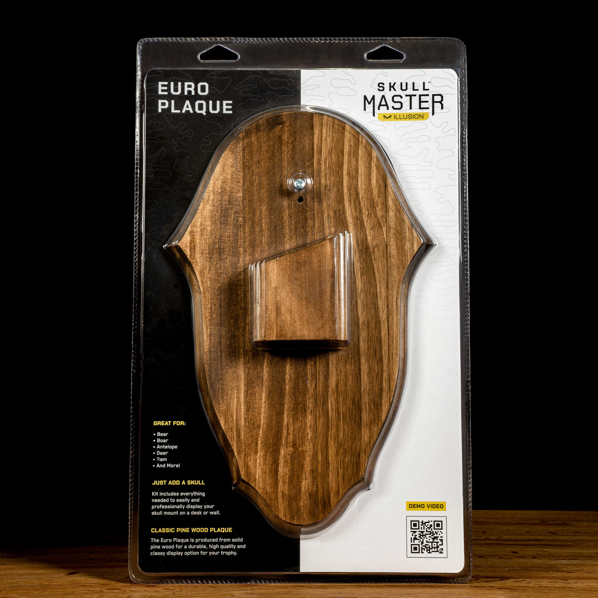 Europlaque Pine Wood Dispay